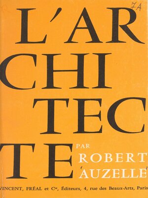 cover image of L'architecte